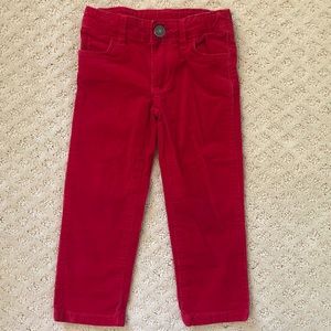 Red Corduroy Pants